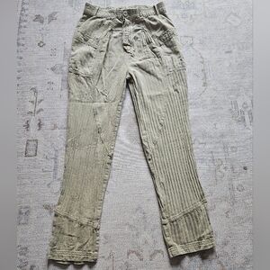 Free People Green Casual Pants